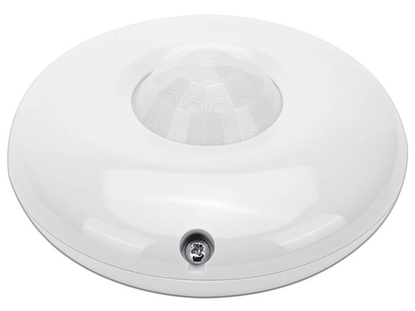 Sensor PIR de Movimiento con Cobertura de 360 Hikvision, Rango de Detección de 12 mts, para uso en Interiores.