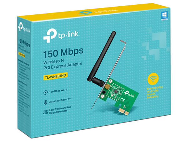 Adaptador Inalámbrico TP-Link TL-WN781ND, Wireless N (Wi-Fi 4), hasta 150Mbps, PCI Express. - imagen 3