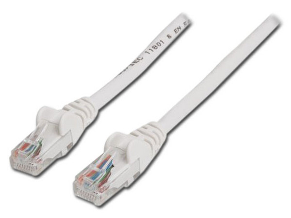 Cable de Red Intellinet Cat 6 UTP, 5.0m. Color Blanco.
