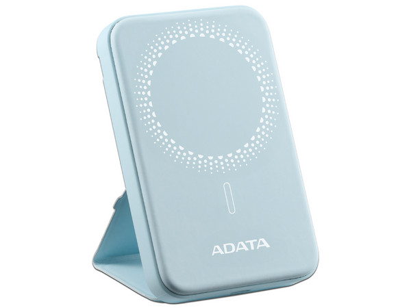 Batería Portátil PowerBank con Cargador Inalámbrico Adata R050 de 5000mAh. Color Azul.