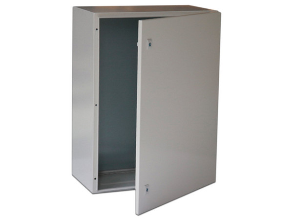 Gabinete de Acero PRECISION PST-406025-A, IP66, Uso en Intemperie con Placa Trasera Interior y Compuerta Inferior Atornillable (Incluye Chapa y Llave).