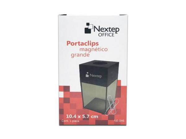 Portaclips Nextep Magnético Grande 10.4 cm para 500 clips.