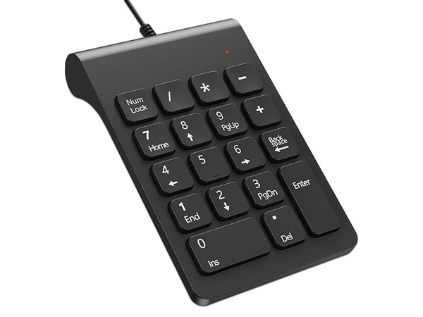 Teclado Numérico Nextep NE-417, 18 teclas, USB. Color Negro.