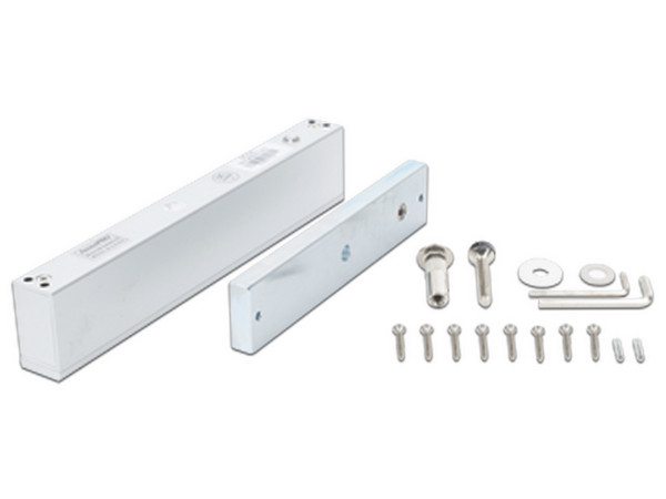 Kit para control de acceso AccessPro, incluye Chapa magnética de 600Lbs, Montajes L y Z. - imagen 3