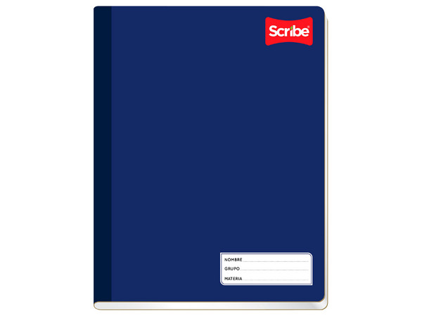 El Cuaderno Cosido Colegial Scribe Clásico C5 Cuadro Chico 100 Hojas (Modelo 1522) mide 20 x 26.25 cm, cuenta con 100 hojas de cuadro chico.