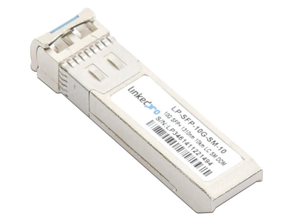 Módulo Transceptor SFP+ LC Gigabit de Fibra Óptica LinkedPro LP-SFP-10G-SM-10, Monomodo, Full-Duplex, 1310 nm. - imagen 3