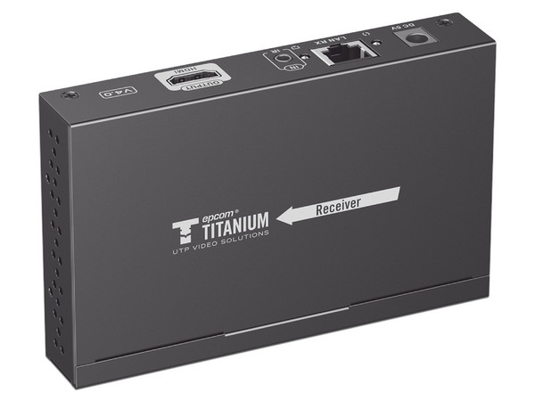 Receptor de Video HDMI Epcom TT-383-MATRIX-4.0-RX, UTP Ethernet Cat6 RJ45, Resolución 4K, Hasta 120m.