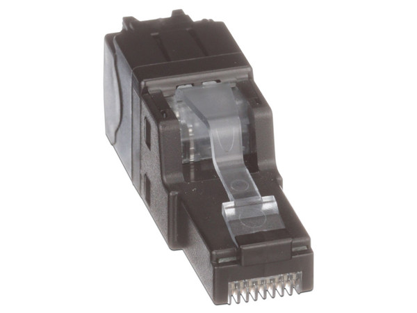 Jack de Red Panduit Cat6A, Instalación Recta, UTP, RJ-45, Color Negro. - imagen 3