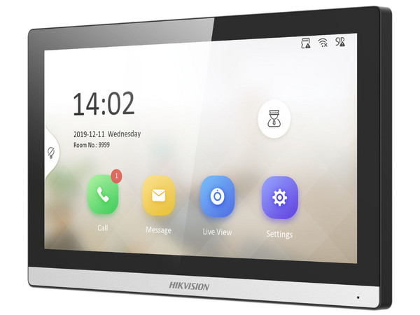 Monitor IP Hikvision DS-KH6350-WTE1 de 7", Compatible con Videoportero IP, Apertura Remota, Color Negro. - imagen 3