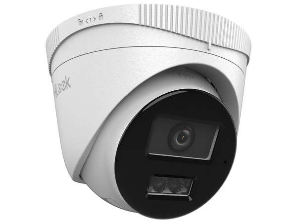 Cámara Tipo Domo HiLook IPCT240HALUC de 4MP (2560 x 1440), Lente de 2.8mm, IR hasta 20m, Microfono Integrado, IP67, Color Blanco. - imagen 3