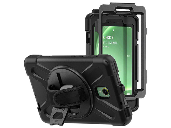 Funda, Brobotix de Uso Rudo, Giro 360°, Para Samsung Galaxy Tab Active 5, 8", Modelos X300 / X306.