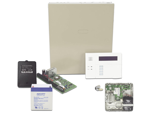 Panel de Alarma HONEYWELL VISTA48 con Comunicador LTEMPA, Batería y Transformador.
