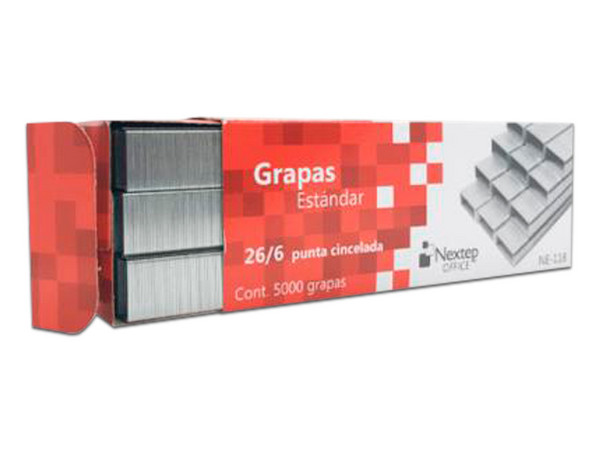 Grapas Estándar Nextep NE-118, 5000 grapas 26/6.