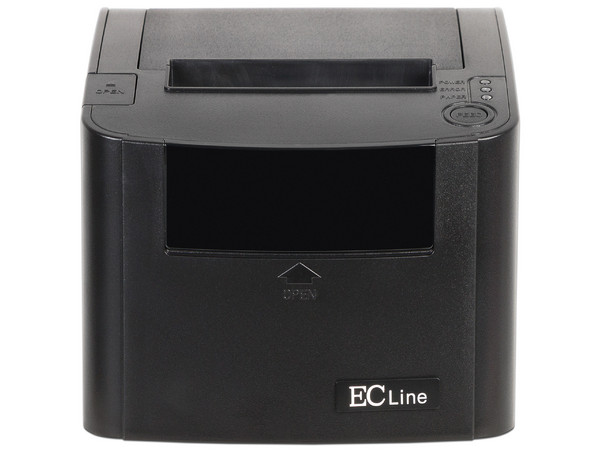 Mini Printer Térmica para Tickets EC Line EC-PM-80330 de 80mm, Velocidad de Impresión de hasta 300mm/s, Cortador de Papel Automático, Ethernet, Interfaz Serial, USB, Color Negro. - imagen 2