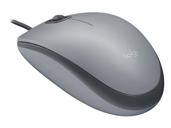 Mouse Óptico Logitech M110 Silent, hasta 1000 dpi, USB. Color Gris.