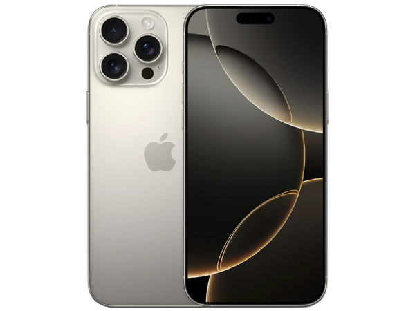 Smartphone Apple iPhone 16 Pro Max: Procesador Apple Chip A18 Pro, Almacenamiento de 512GB, Pantalla Super Retina XDR de 6.9", Bluetooth 5.3, Wi-Fi, iOS, Color Titanio Natural.