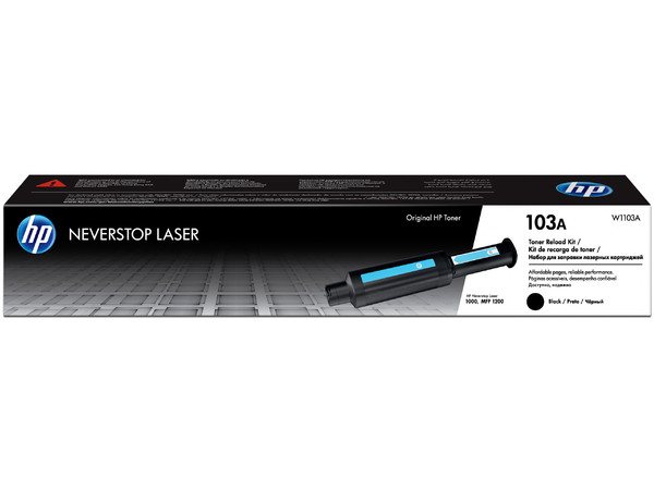 Kit de recarga de tóner original HP Laser 103A negro (W1103A).