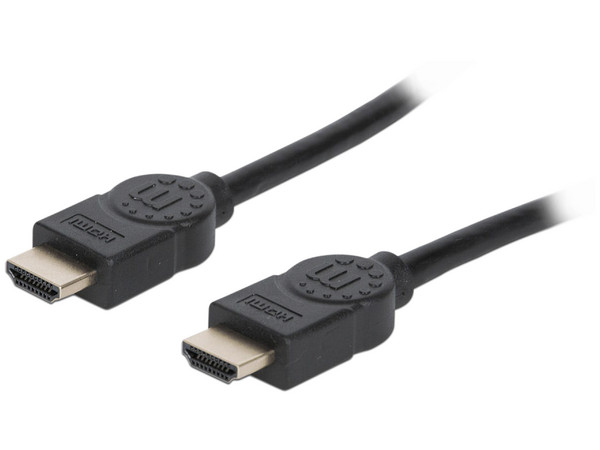 Cable de vídeo Manhattan HDMI(M-M), 2m, Color Negro.