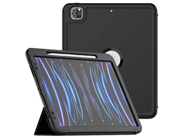 Funda Protectora TEKKU Flip para iPad Pro de 12.9", Color Negro. - imagen 3