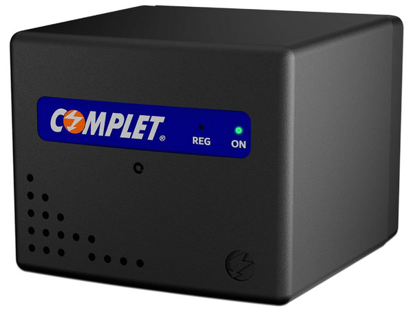 Regulador de Voltaje Complet 3200VA/1600W, 8 Contactos, Color negro