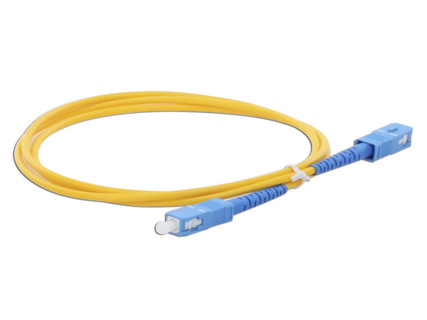 Jumper de Fibra Óptica LinkedPro Monomodo SC/UPC-SC/UPC Simplex de 1 metro, 3mm.