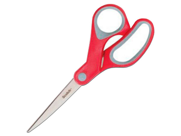 Tijera Multi Propósitos 3M Scoth de 7", Color Rojo.