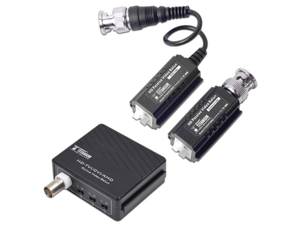 Kit de Transceptores de Video Epcom KIT4501AP de Largo alcance, Hasta 320 m con receptor activo, Resolución 720p / 1080p, para Cámaras de Vigilancia Analógicas. Color Negro