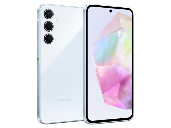 Smartphone Samsung Galaxy A35 5G:Procesador Octa Core (hasta 2.4 GHz),Memoria RAM de 8GB, Almacenamiento de 128GB,Pantalla Super AMOLED de 6.6",Red, Bluetooth 5.3, Wi-Fi 6,Cámara principal de 50MP,Android 14, Color Azul.