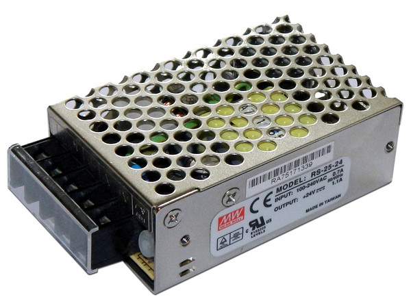 Fuente de Poder Industrial Conmutada Mean Well RS-25-24 de 24Vcd, 25W, 1.1A. - imagen 2