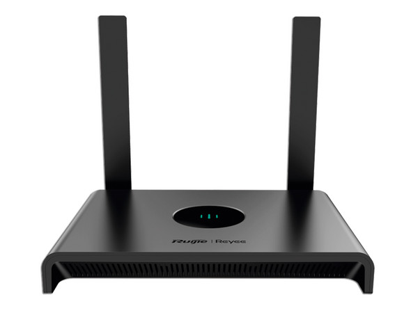 Router Ruijie RG-EW300N, Hasta 16 usuarios concurrentes, con desempeño de 300 Mbps. Color Negro.