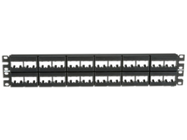 Panel de Parcheo Modular Panduit CPP48WBLY, 48 Puertos, 2U, Color Negro. - imagen 2