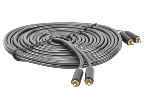 Cable de Audio 2 RCA Macho a 2 RCA Macho UGREEN, 5m, color negro. - imagen 2