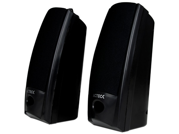 Bocinas Acteck Multimedia AX-2500 de 300 Watts PMPO, Color Negro. - imagen 2