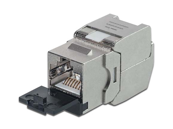 Modulo Jack LinkedPro LPKJHC6A tipo STP Keystone, RJ-45 Cat6A con tapa.