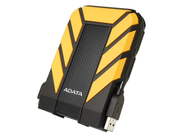 Disco Duro Portátil ADATA HD710 Pro de 2 TB, USB 3.0. Color amarillo.