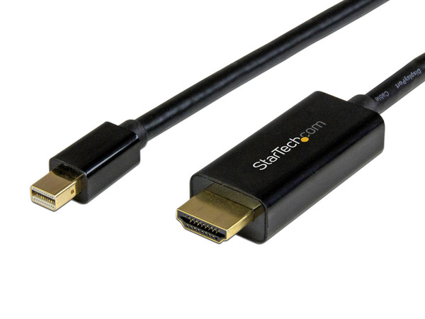 Cable convertidor Mini DisplayPort a HDMI de 2m.