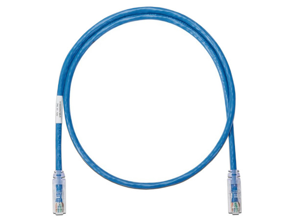 Cable de red Panduit RJ-45 (M-M) Cat5e, UTP de 3.0m. Color Azul.