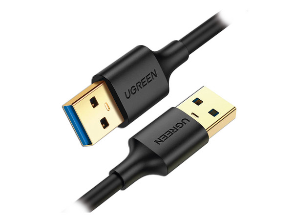 Cable USB 3.0 UGREEN 90576, USB Tipo A a Tipo A (M-M), 3m, Color Negro.
