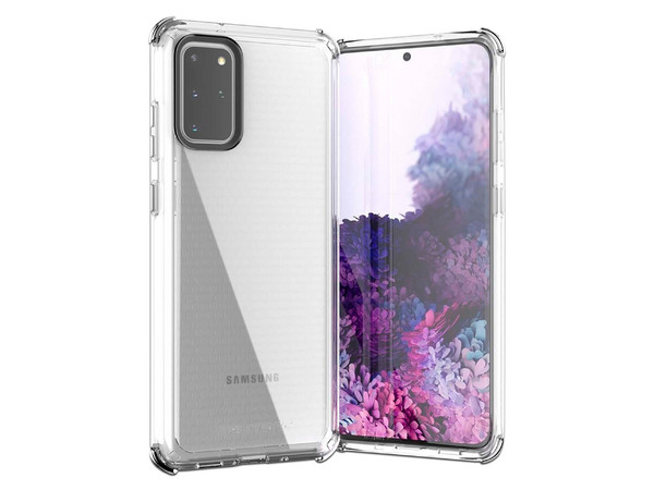 Funda protectora transparente de uso rudo Ballistic Jewel Spark para Samsung Galaxy S20 Plus.