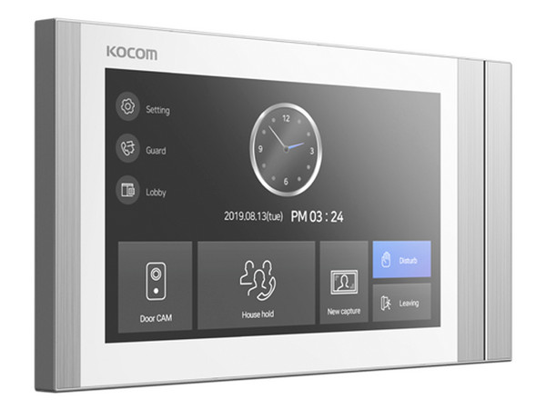 Monitor Analógico Kocom KCV-T701SM, LCD de 7", 1080p, Soporta 2 Frentes de Calle y hasta 4 Monitores. - imagen 2