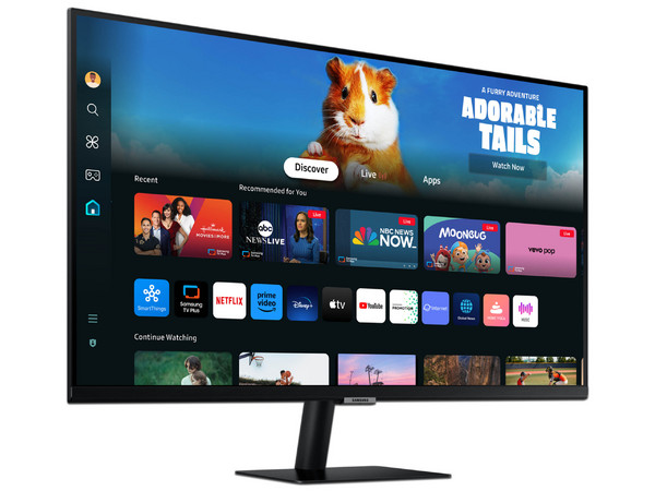 Monitor Smart Samsung M5 de 32", Resolución 1920 x 1080 (Full HD 1080p), Flicker Free, Eye Saver, 4ms GTG, Incluye Control, Color Negro. - imagen 2