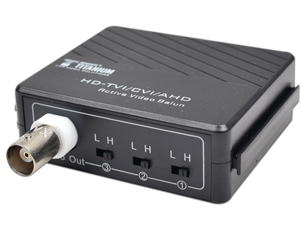 Transceptor de Video Epcom TT4501R de Hasta 400m de Alcance, Resolucion Hasta 2MP, HD-TVI/CVI/AHD/CVBS, Color Negro.