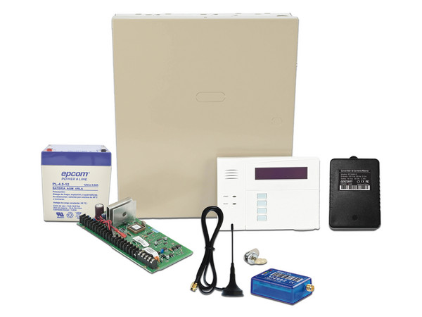 Kit de Panel de Alarma Honeywell VISTA48LA, Incluye Teclado Alfanumérico con receptor RF, Comunicador MINI012G, Batería de 4.5Ah, Transformador, Gabinete, Tarjeta de panel VISTA48LALCT (Incluye 1 Año de datos ilimitado).