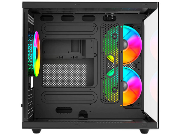 Gabinete Gamer Balam Rush Tank Pro Evo GM955, Mini Tower, Micro-ATX (Sin fuente de poder). Color Negro. - imagen 2