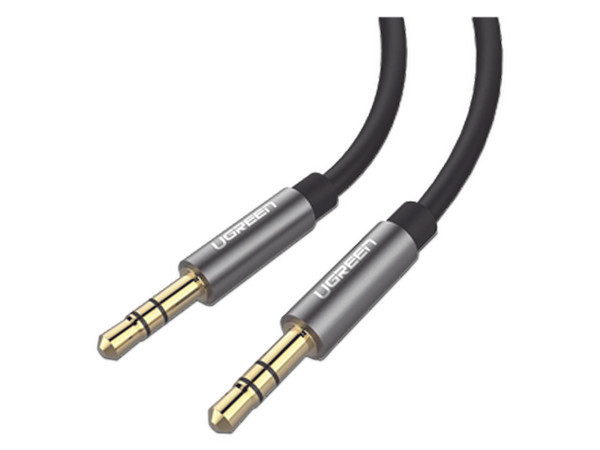 Cable de Audio Ugreen de 3.5mm a 3.5mm (M-M), 2m. Color Negro. - imagen 2