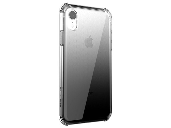 Funda Ballistic Jewel Spark de uso rudo, para iPhone XR con diseño Humo Transparente.