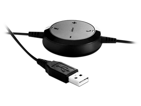 Audífonos Tipo Diadema con Micrófono Jabra Evolve 30 Duo, Micrófono con cancelación de ruido, Controlador en el cable con botones e indicadores LED, Conexión USB/3.5mm. - imagen 2