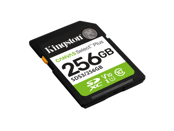 Tarjeta Memoria Flash SD Kingston SDXC Canvas Select 256GB 150MB/s C10 UHS-I U1 V10. - imagen 2