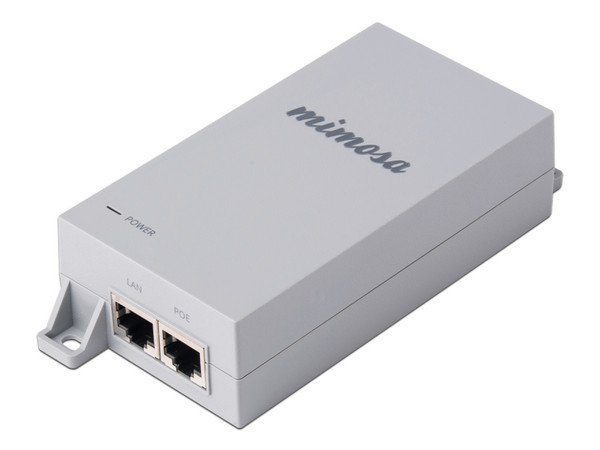 Inyector PoE Pasivo Mimosa, Gigabit 50 V para radios A5-14, A5c, B5c, B5, B11, B24, C5c, C5x.