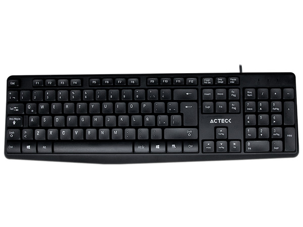 Teclado y Mouse óptico Acteck Combo AC-928984, USB. Color negro - imagen 3